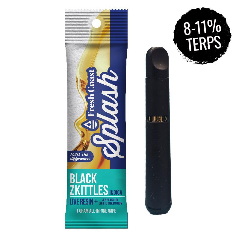 Black Zkittles | Splash 1G Disposable | Fresh Coast