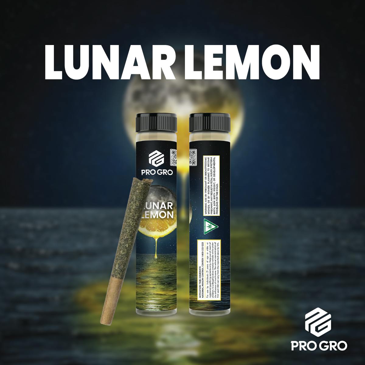 Lunar Lemon | 1G Pre-roll | Pro Gro