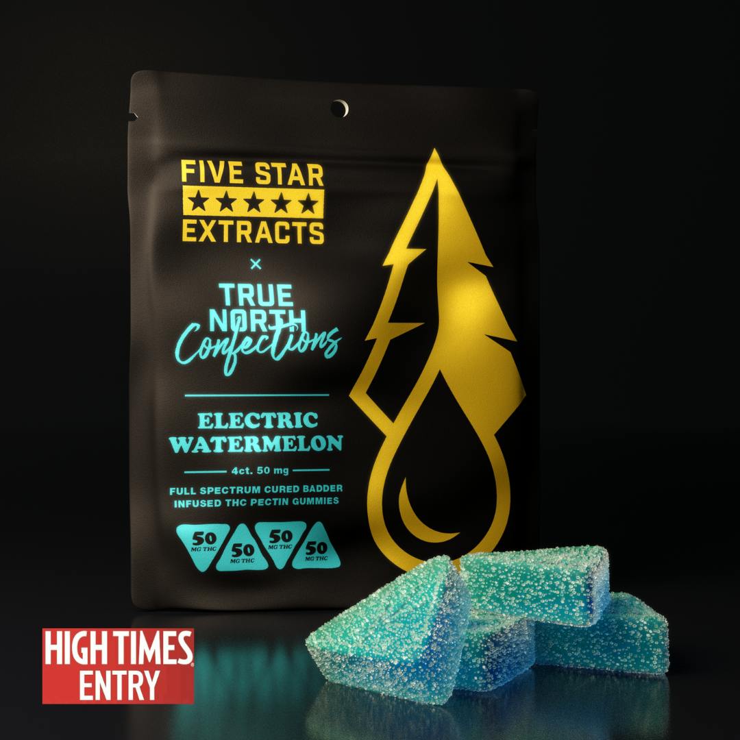 Electric Watermelon | 4X50MG Gummy | Five Star