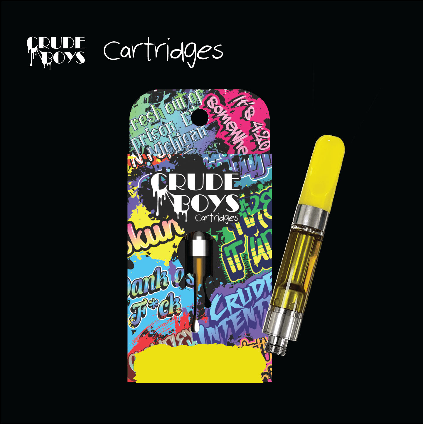 Ghost Train Haze | 1G Cartridge | Crude Boys