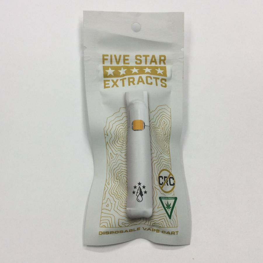 White Runtz | 1G Nug Run Sugar Sauce Disposable | Five Star Extracts