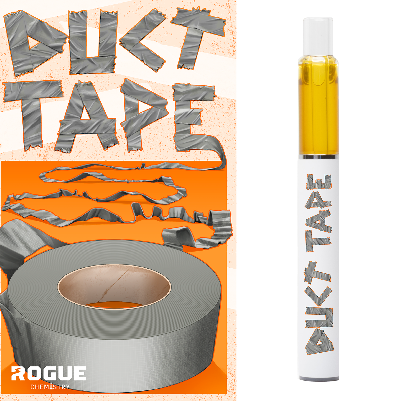 Duct Tape | 1G Live Resin Disposable | ROGUE Chemistry