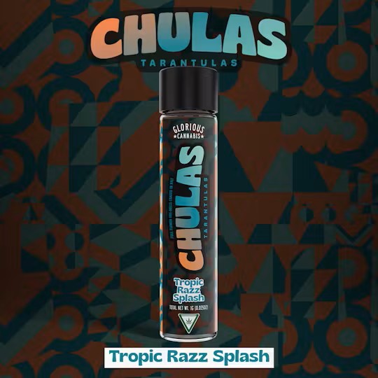 1G CHULAS INFUSED PRE-ROLL - TROPIC RAZZ SPLASH