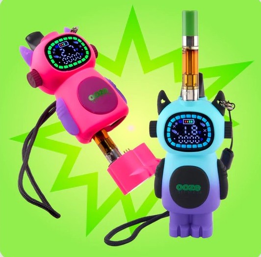 OOZE BOT 510 THREAD - 650 MAH - CHARACTER VAPE BATTERY VARIOUS COLORS