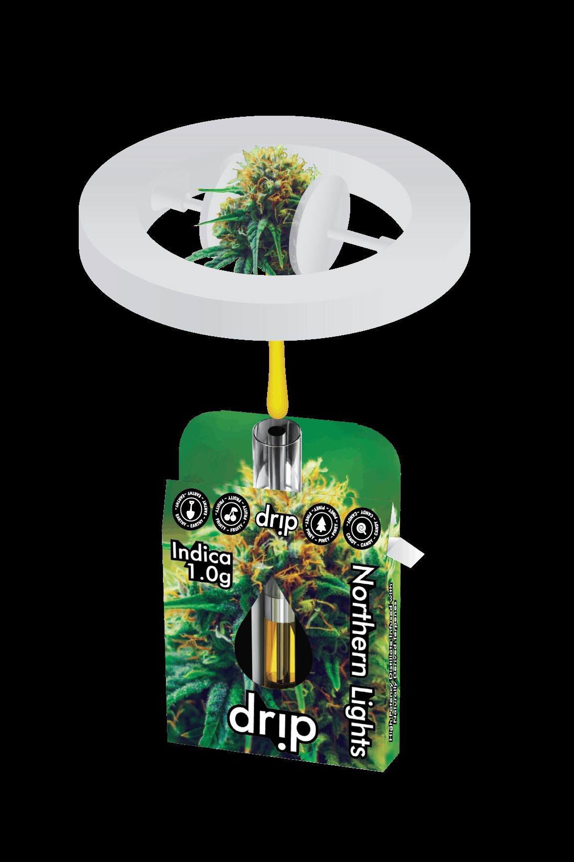 DRIP - 1G CARTRIDGE - NORTHERN LIGHTS (INDICA)