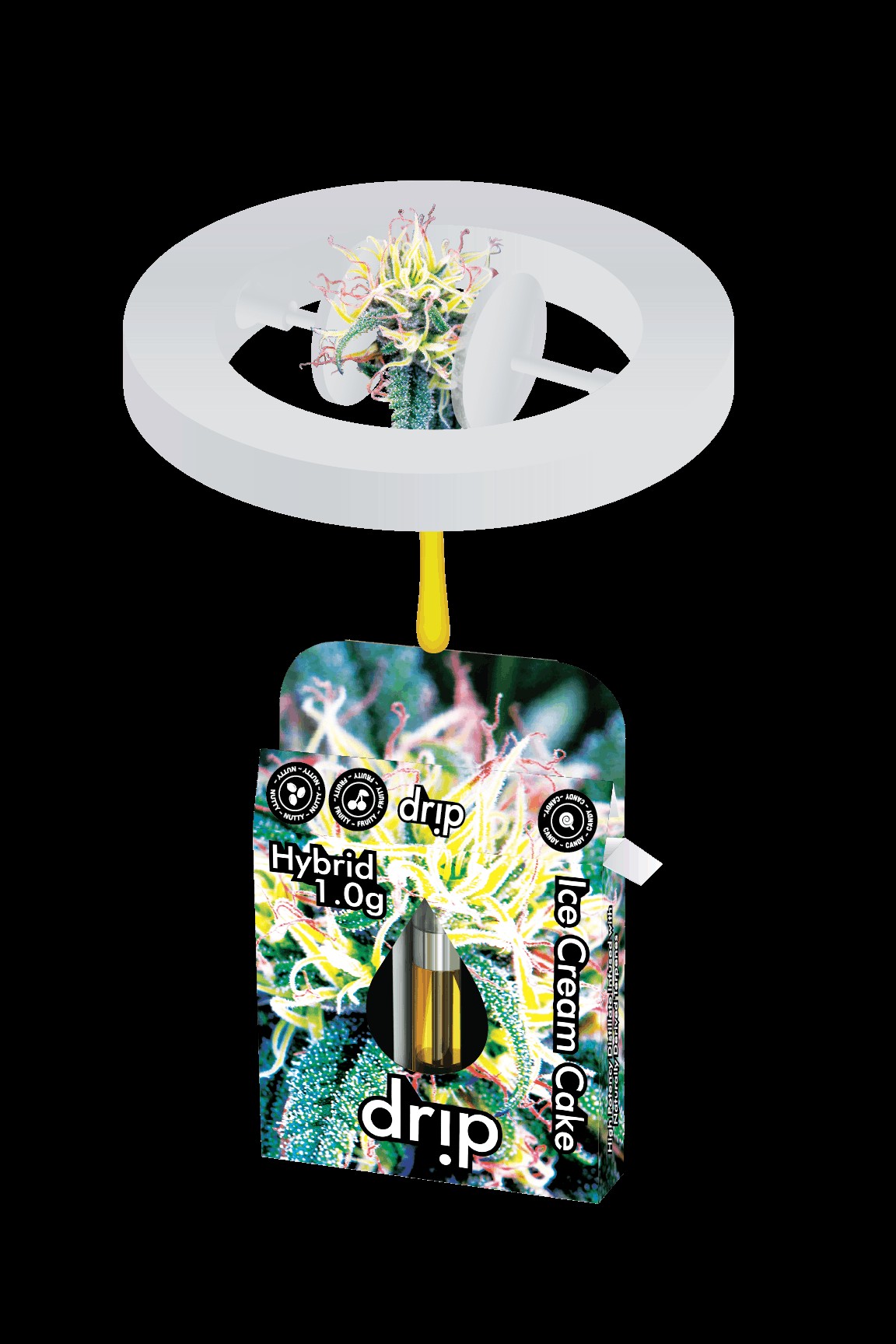 DRIP - 1G CARTRIDGE - ICE CREAM CAKE (HYBRID)