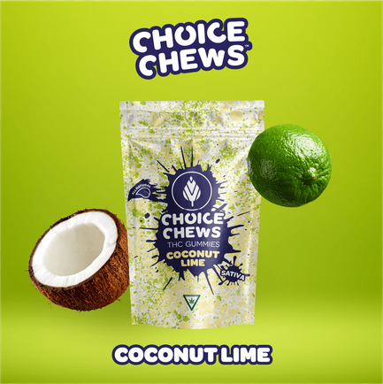 Choice - 200MG Gummies - Coconut Lime (sativa)
