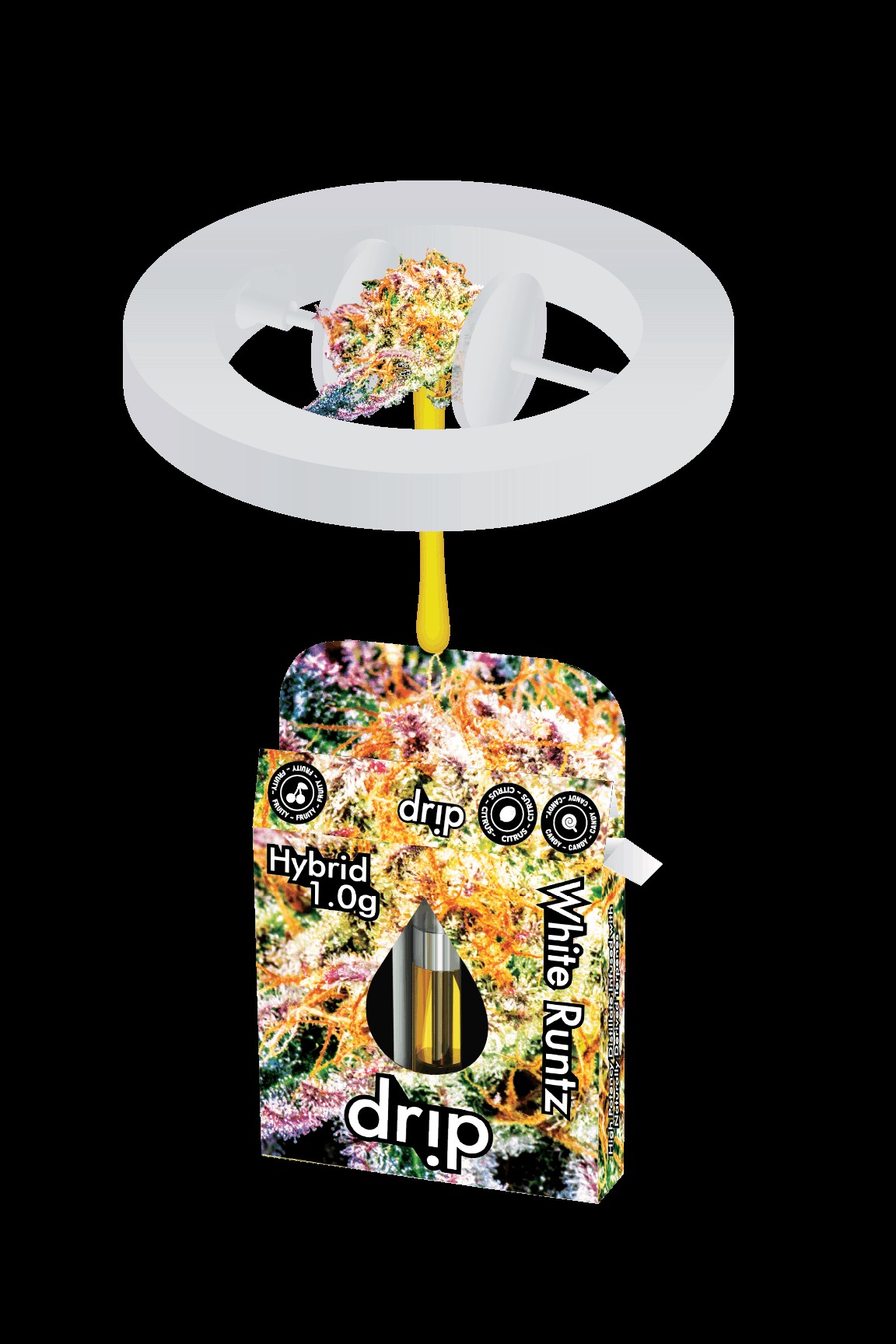 DRIP - 1G CARTRIDGE - WHITE RUNTZ (HYBRID