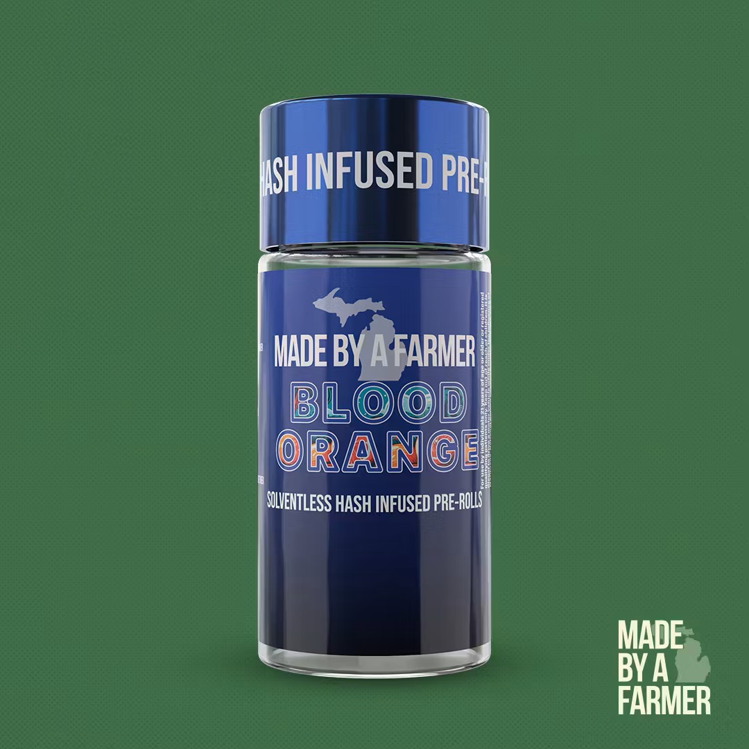 MADE BY A FARMER - BLOOD ORANGE X BUBBLE HASH - PRE-ROLLS(3PK)