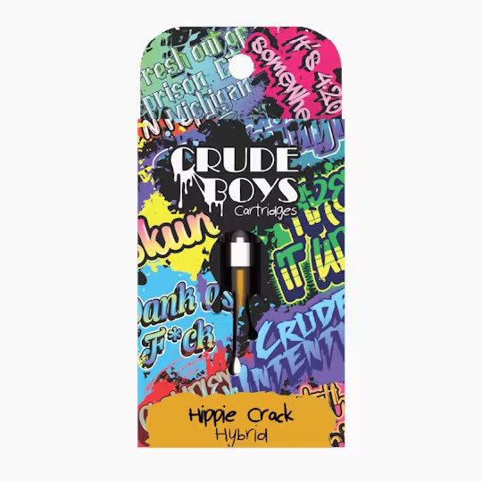CRUDE BOYS - 1G CARTRIDGE - HIPPIE CRACK