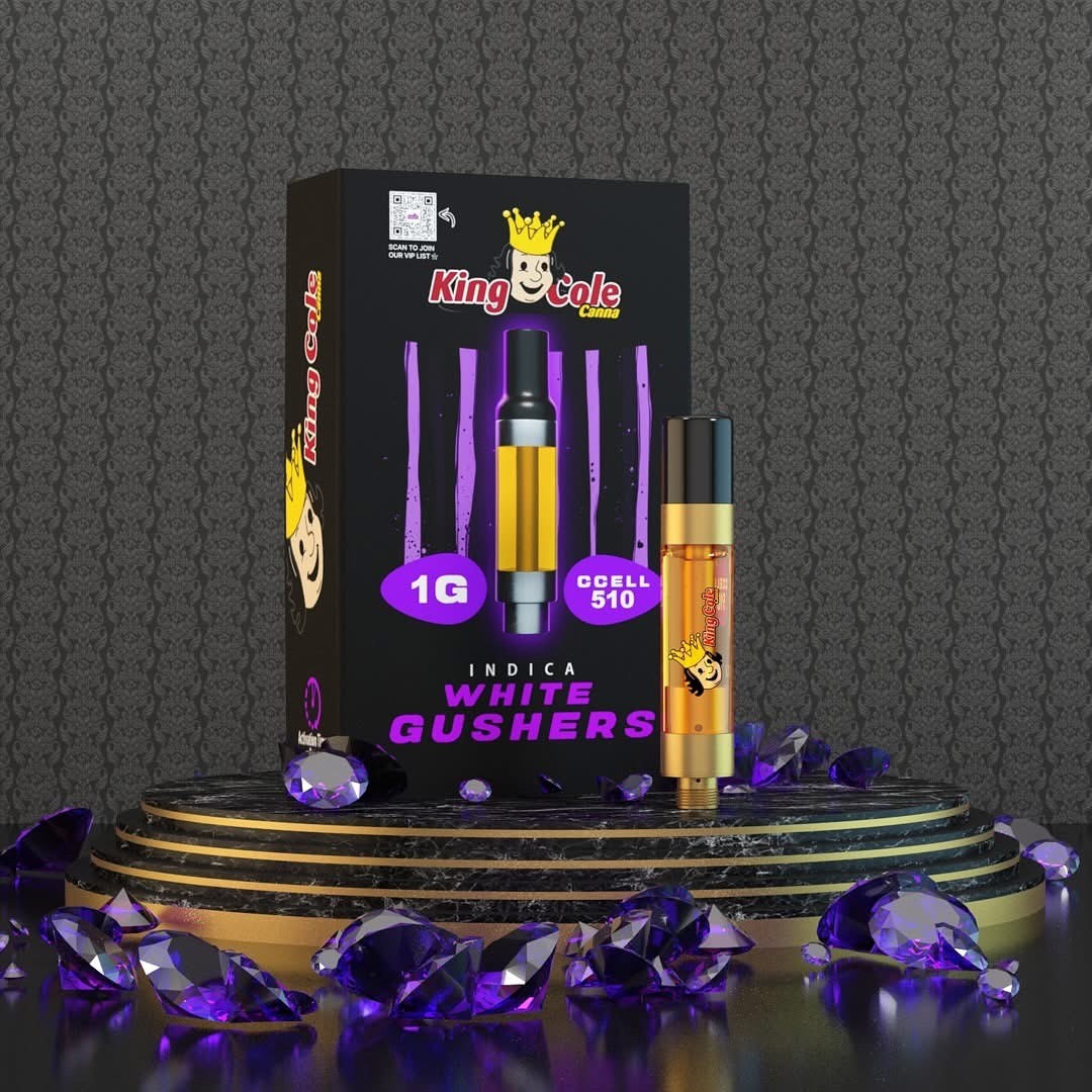 KING COLE - WHITE GUSHERS - VAPE CARTRIDGE(1G)