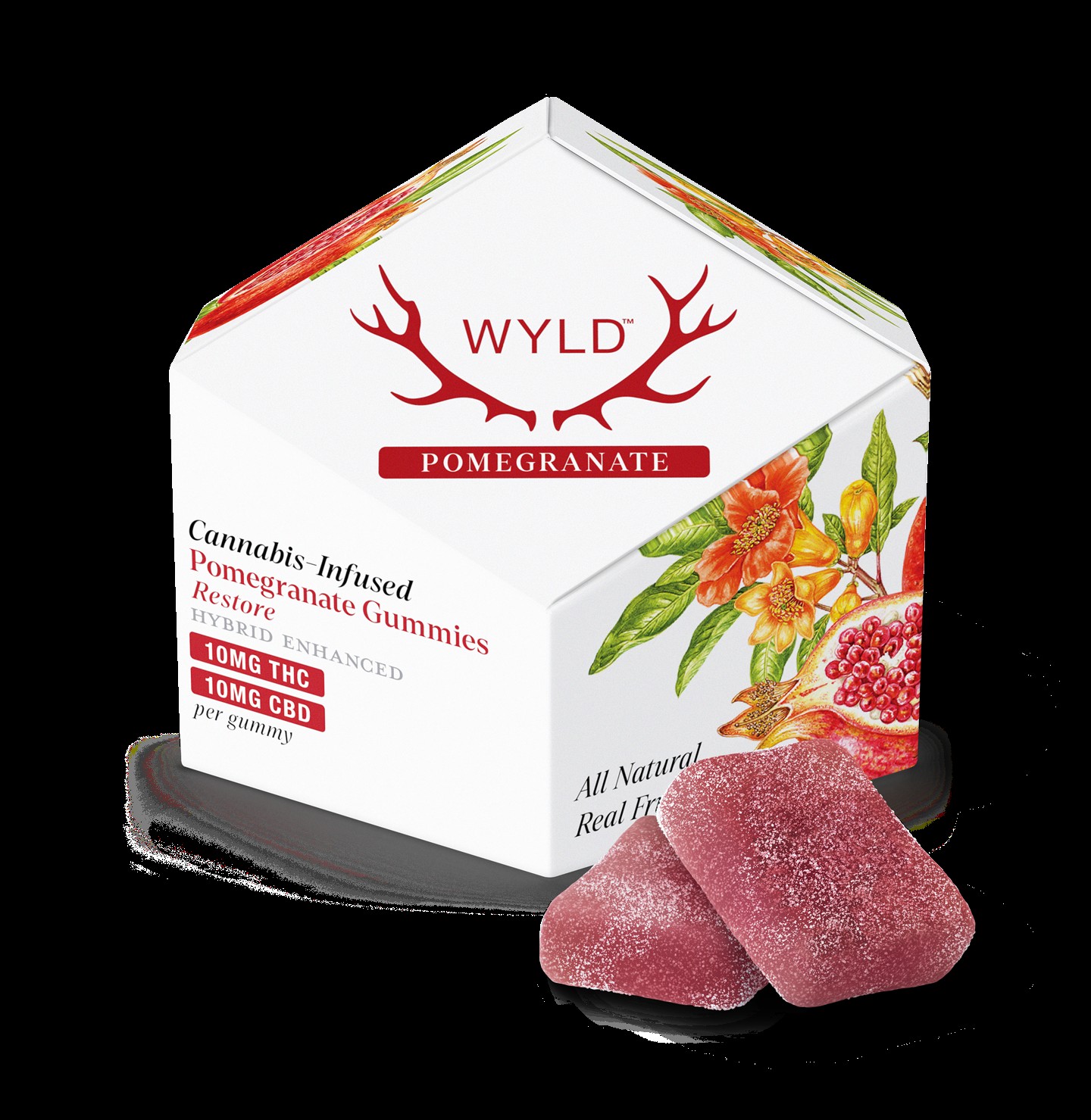WYLD - POMEGRANATE 1:1 THC, CBD