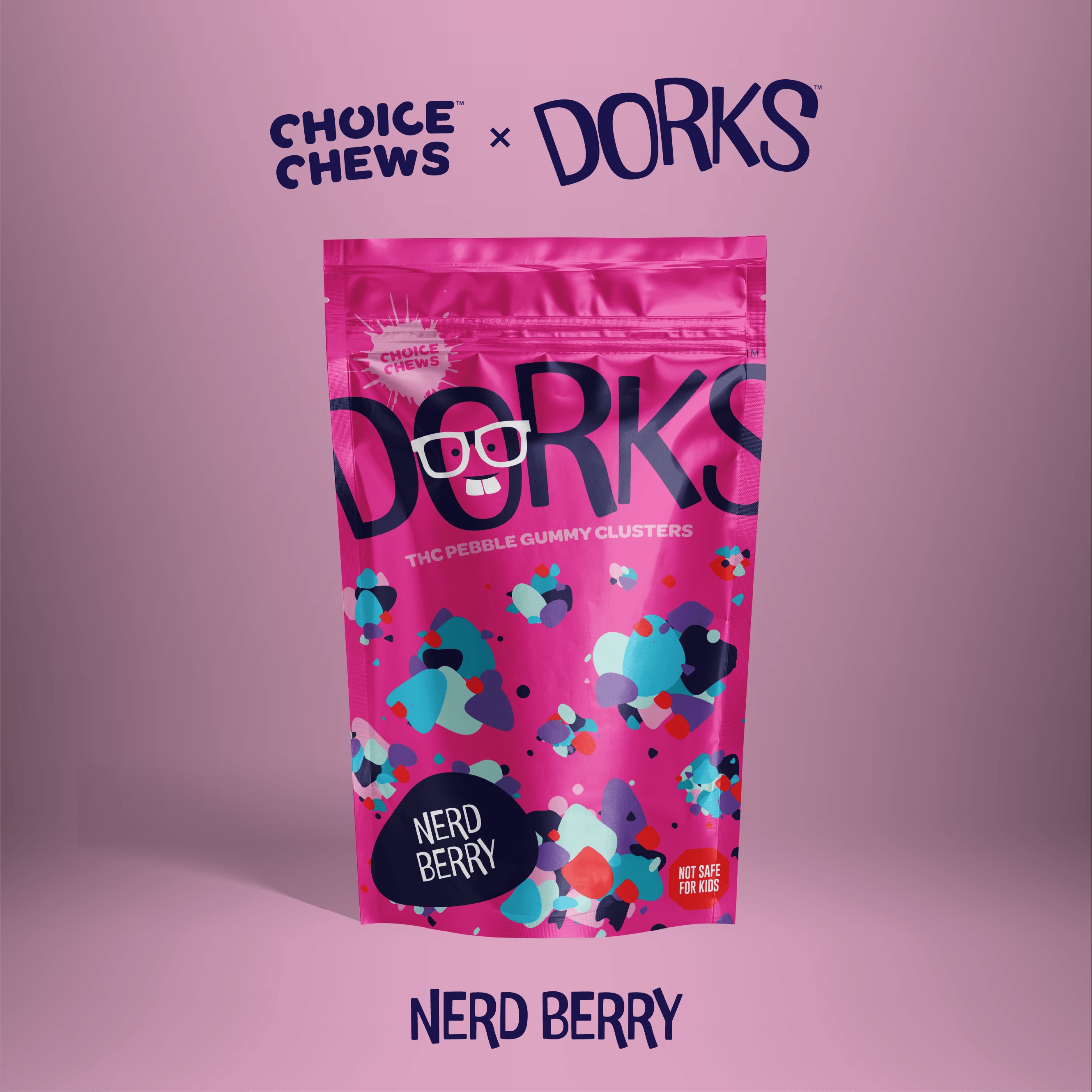 CHOICE - 200MG DORKS - NERD BERRY (SATIVA)