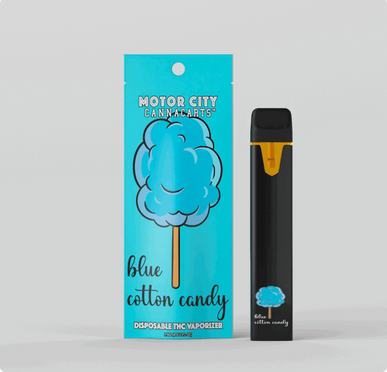 MOTOR CITY - BLUE COTTON CANDY - DISPOSABLE CART(1G)