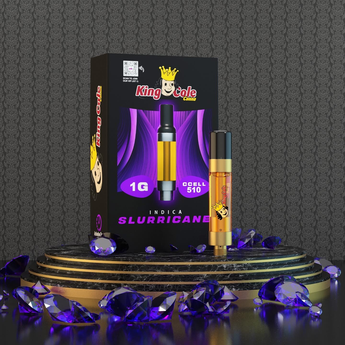 KING COLE - SLURRICANE - VAPE CARTRIDGE(1G)