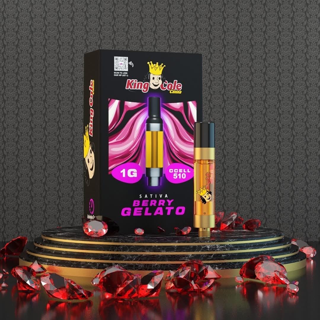 KING COLE - BERRY GELATO - VAPE CARTRIDGE(1G)