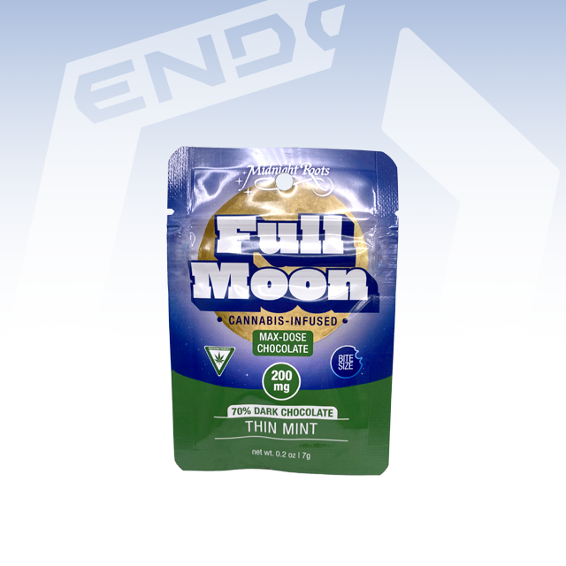 MIDNIGHT ROOTS | THIN MINT DARK CHOCOLATE FULL MOON | 200MG