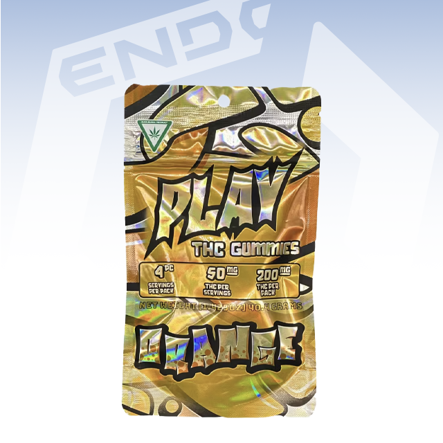 PLAY | ORANGE PLAY GUMMIES | 200MG