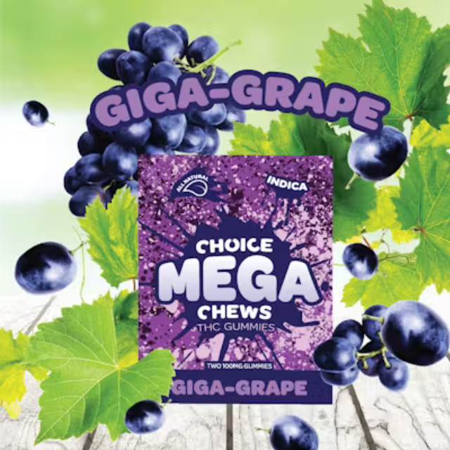 GIGA-GRAPE MEGA CHEW GUMMY (2-PACK)