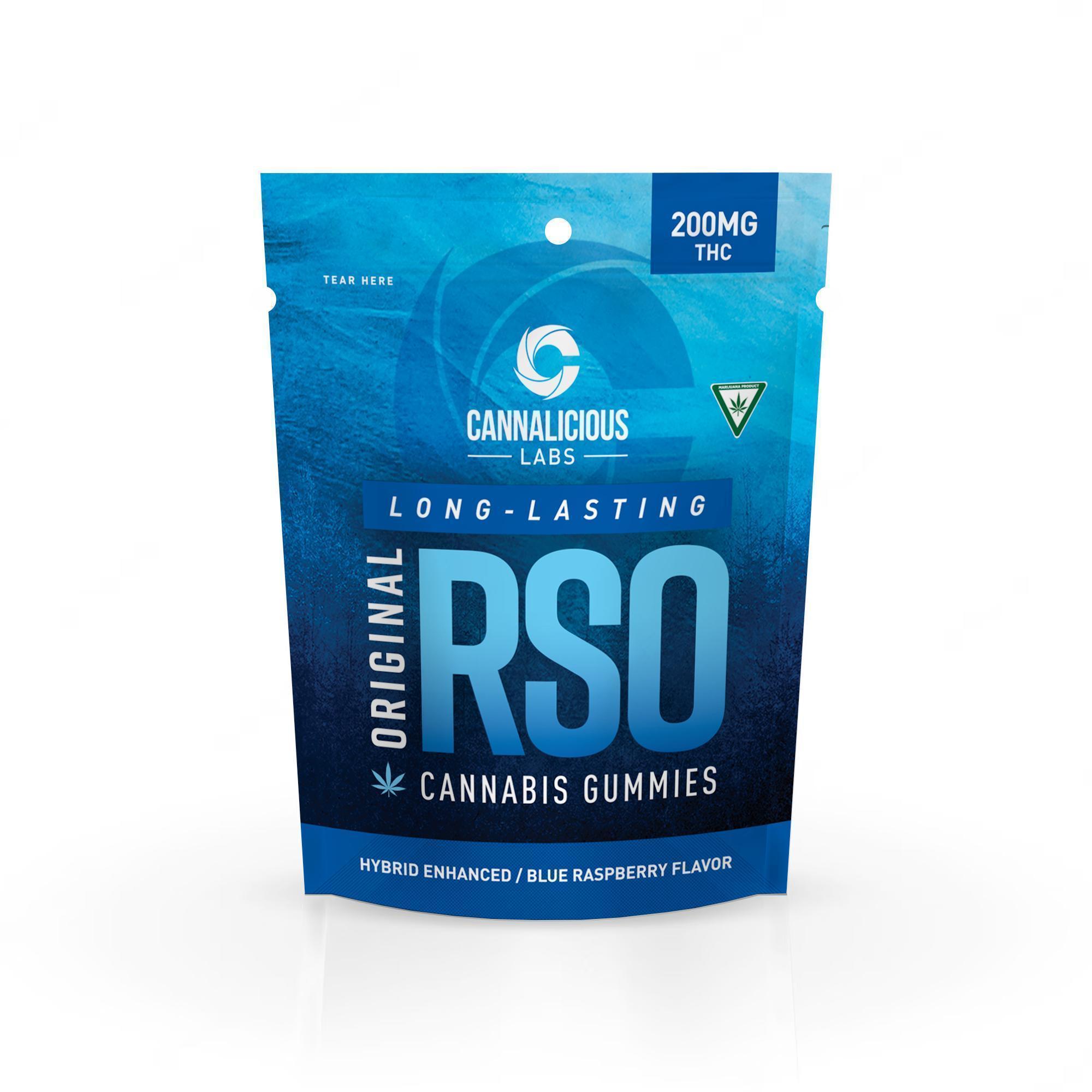 200MG Blue Raspberry Rso Gummies