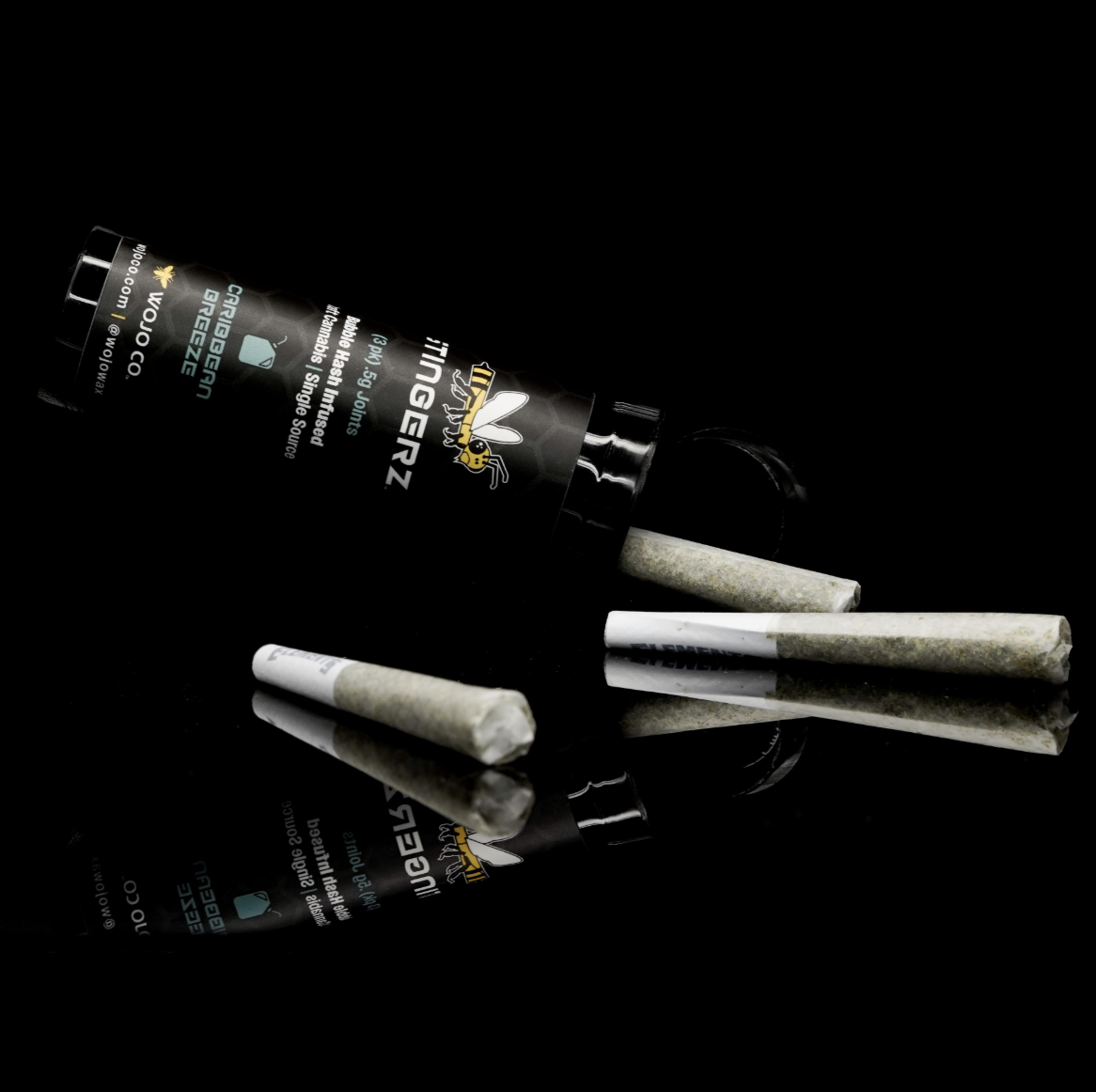 0.5G Caribbean Breeze Stingerz Infused Pre-roll 3-PACK