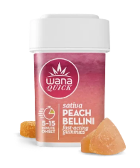 200MG Wana Quick Peach Bellini