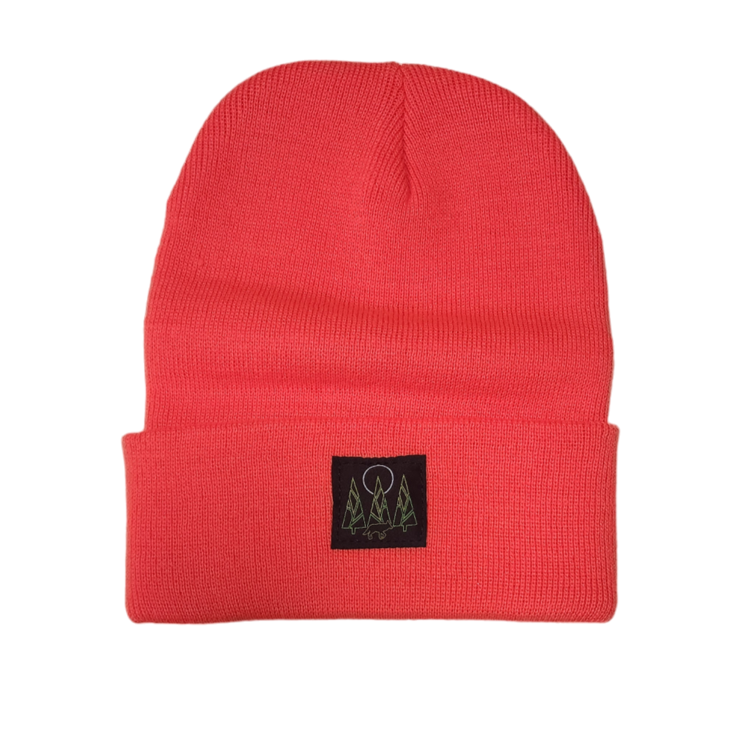 Blaze Orange Cuffed Beanie