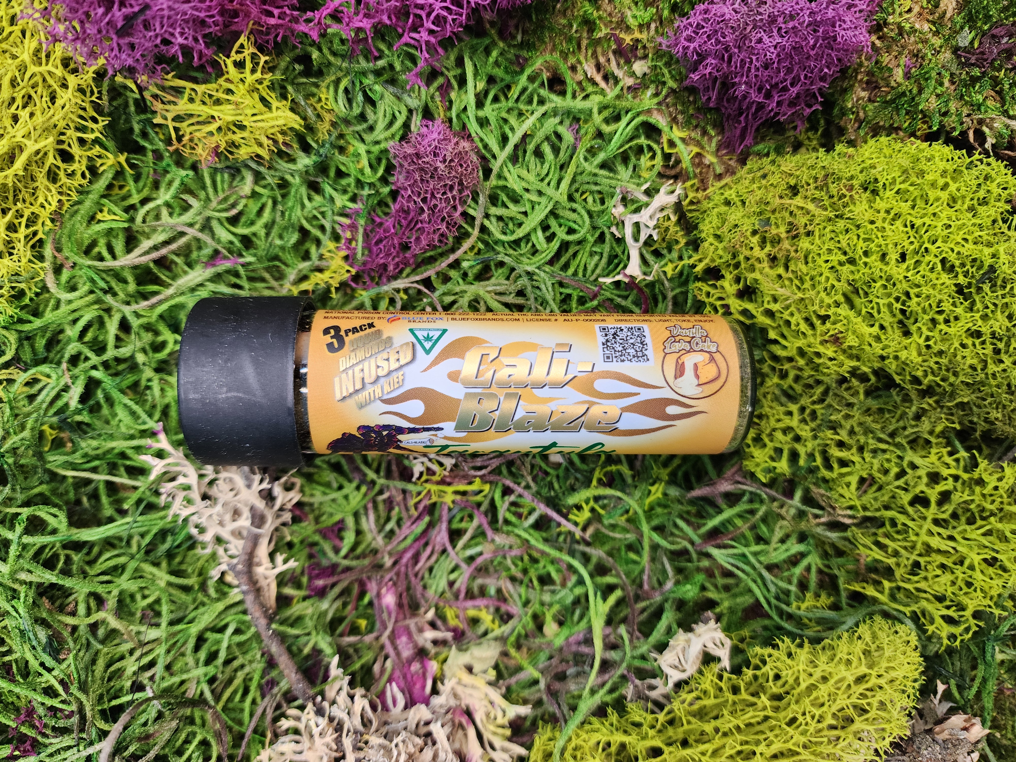 1G Vanilla Lava Cake Infused Tarantula Pre-roll 3 Pack