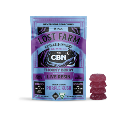 200MG Lost Farms Thorny Berry Live Resin Gummmies