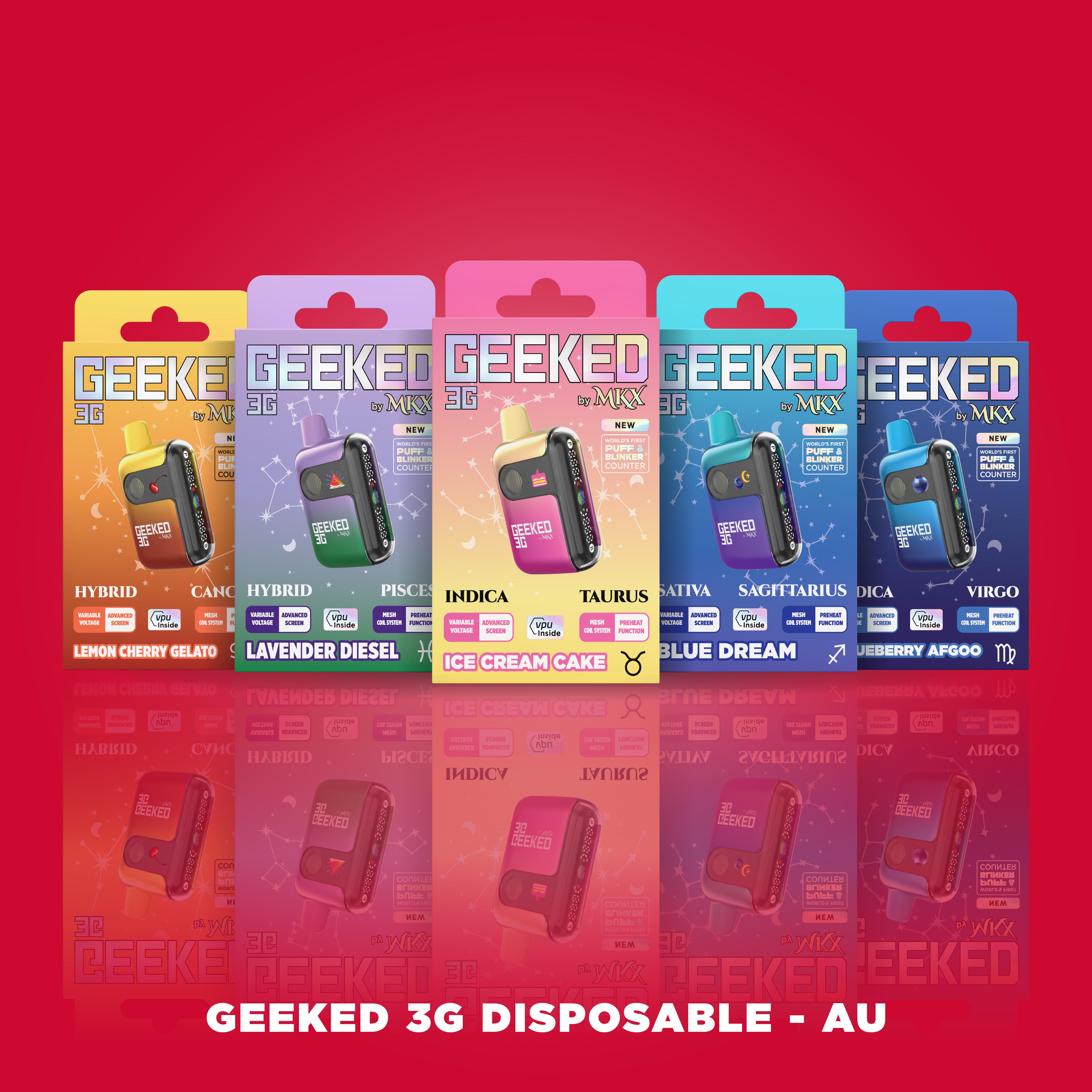 3G LEMON CHERRY GELATO GEEKED DISPOSABLE  Premium Cannabis Products Near Me