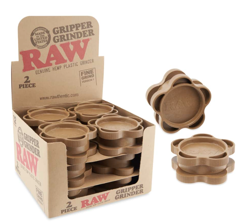 Raw 2PC Hemp Gripper Grinder