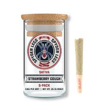 0.6G Strawberry Cough Spyder Legs Infused Pre-roll 5-PACK