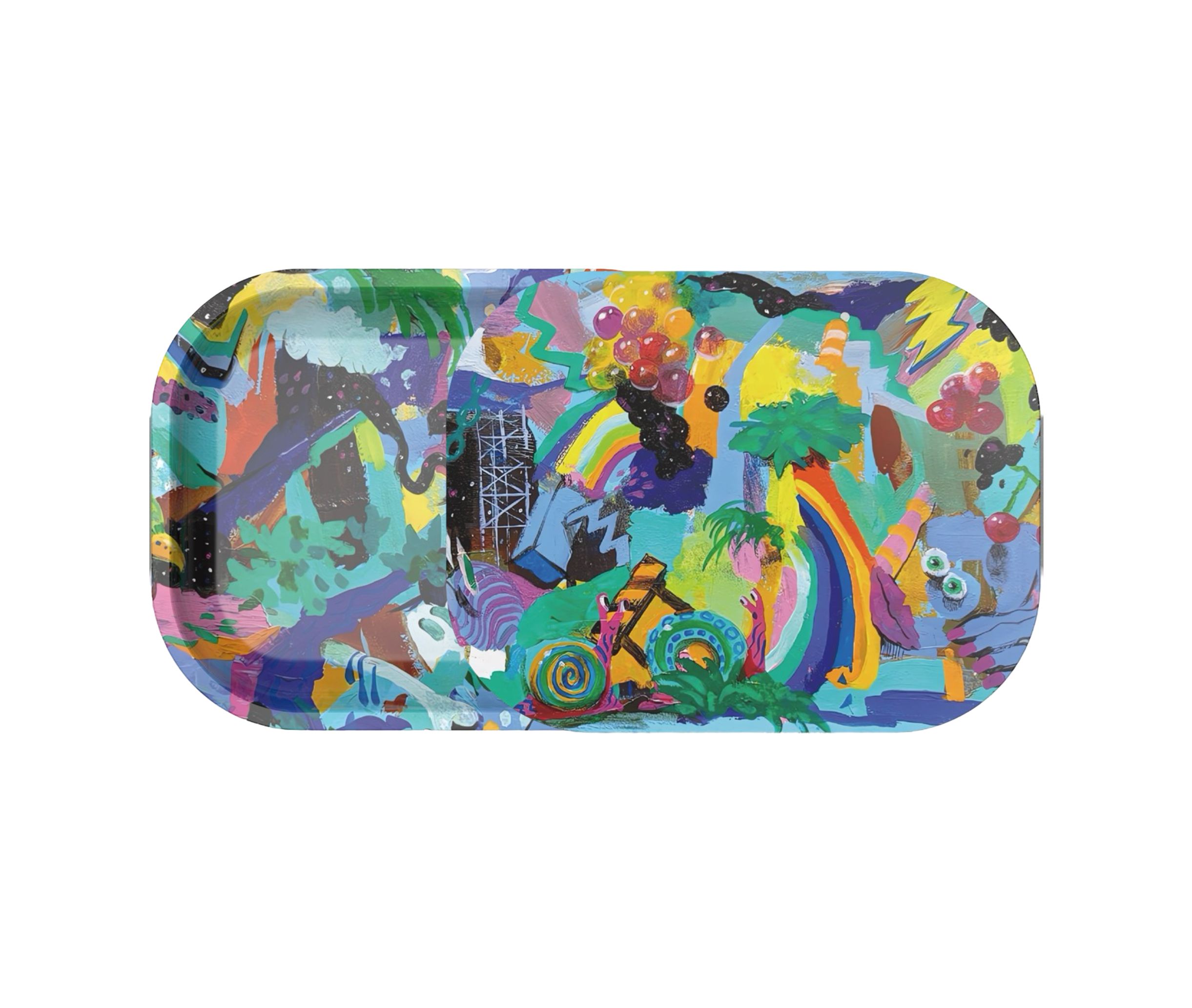 Rolling Tray With Magnetic Cover - Alltopia By Adam O'day