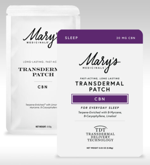 20MG CBN Mary's Transdermal Sleep Patch