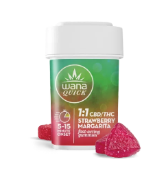200MG Wana Quick Strawberry Margarita