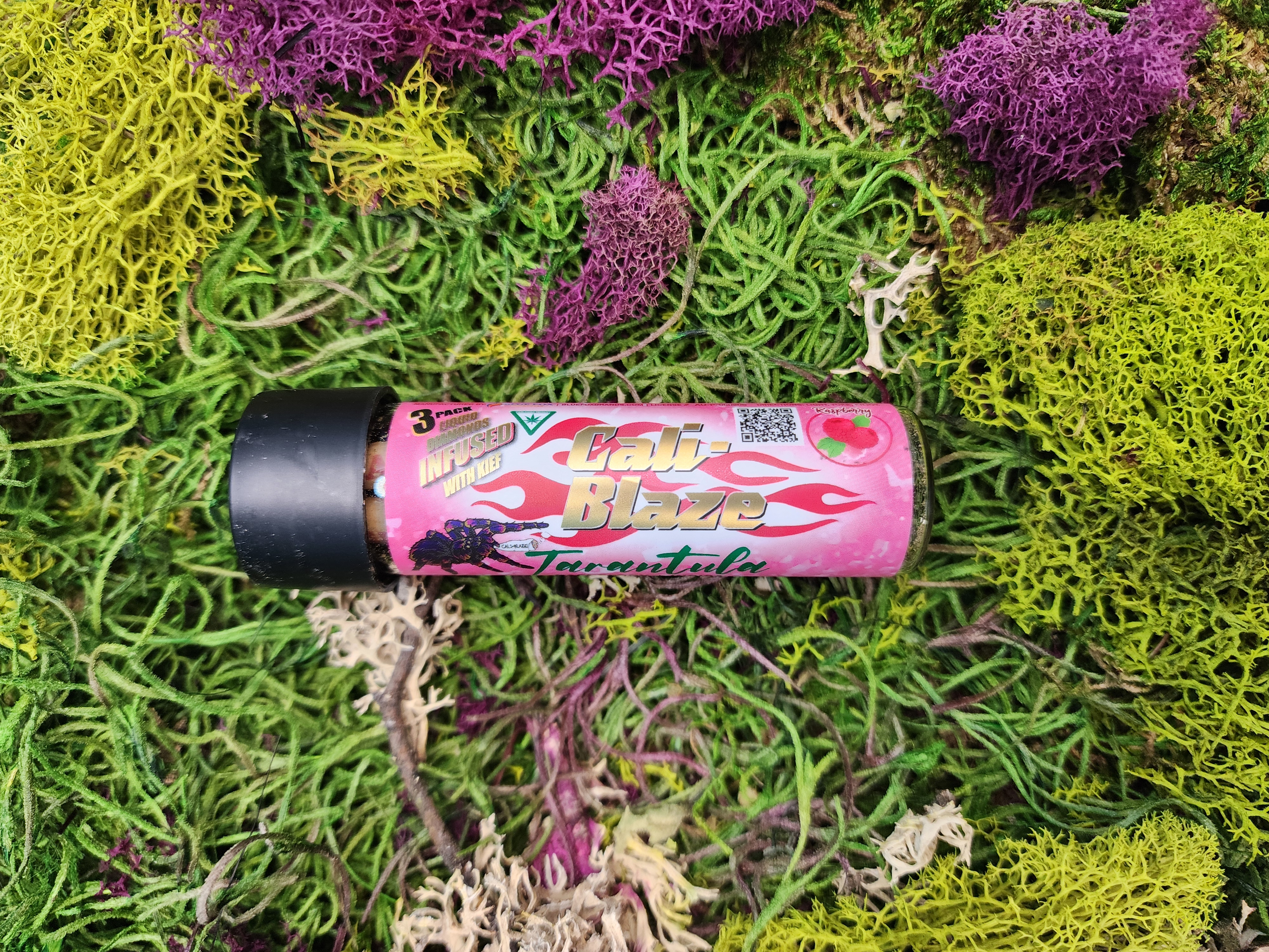 1G Raspberry Infused Tarantula Pre-roll 3 Pack