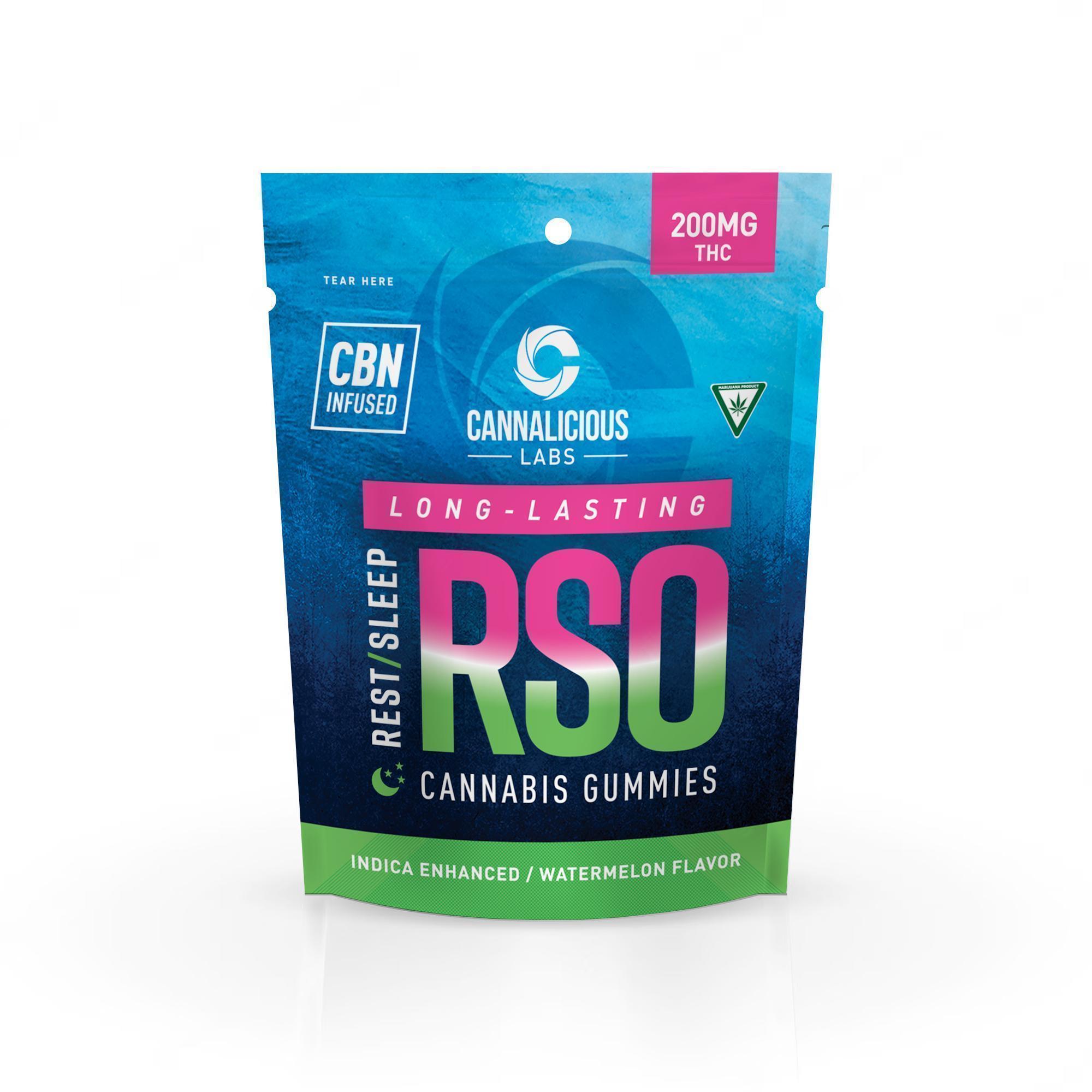 200MG Rso Rest Watermelon Gummies