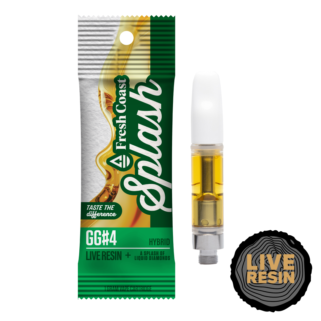 1G Gg#4 Splash Live Resin Cartridge