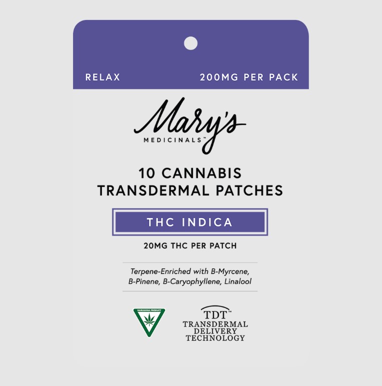 MD | TRANSDERMAL PATCHES RELAX INDICA (20MGTHC) – Premium Cannabis ...
