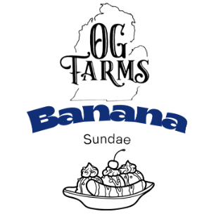 Og Farms   Banana Sundae - 1/8oz in Three Rivers